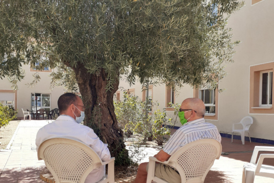 Los profesionales de la Residencia ‘María de la Paz’ de Nerva (Huelva) organizan la iniciativa terapéutica ‘¡Pídenos un deseo!’. Fundación Diagrama. Andalucía 2020.