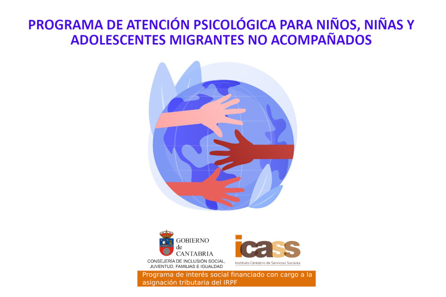 Programa de Atención Psicológica para niños, niñas y adolescentes migrantes no acompañados - Cantabria