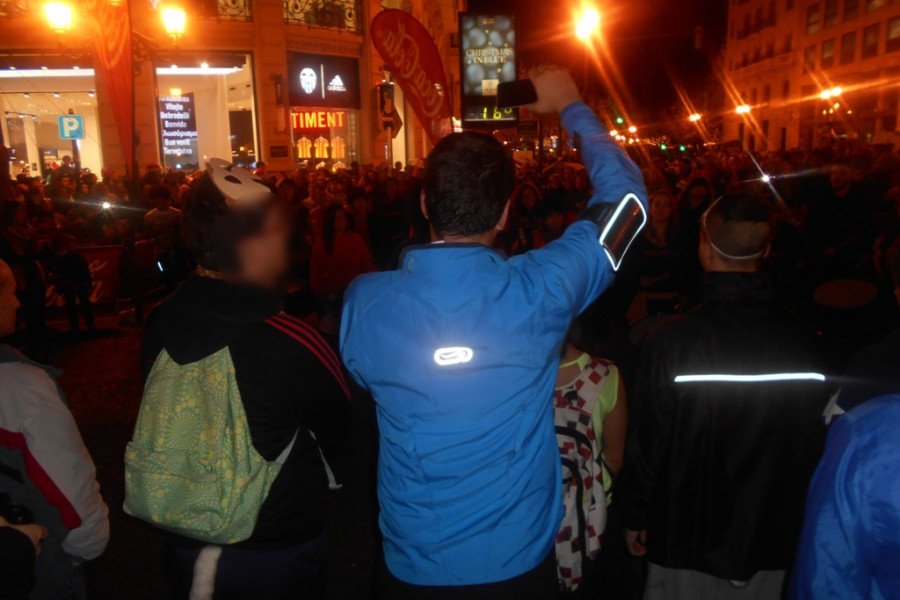 Menores del centro 'Campanar' participan en la XXXII San Silvestre