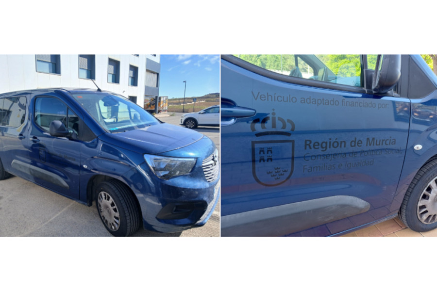 Furgoneta adaptada adquirida para el centro