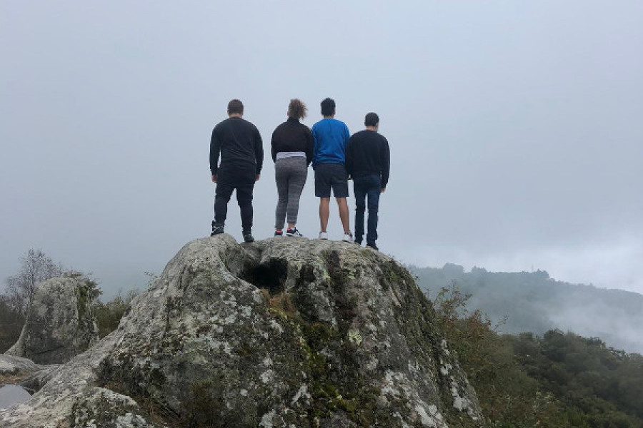 El municipio de Nogueira de Ramuín, destino para una visita cultural y deportiva de los menores del centro ‘Montealegre’ de Ourense. Fundación Diagrama. Galicia 2020.