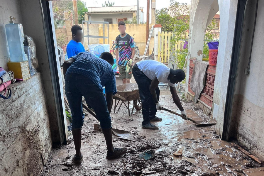 Voluntarios del SPE ‘Baix Ebre’ de Tarragona se comprometen con los municipios afectados por la Dana
